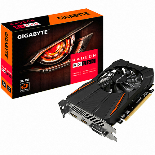GIGABYTE �󵥿� RX 560 UD2 D5 2GB �̴Ϲ�