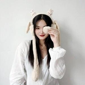 패션 JHQOS357_4B 쫑긋 겨울털귀마개 토끼 패션 겨울 귀도리