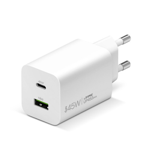 EFM ipTIME PD PPS 45W 2포트 GaN 충전기 UP452plus (케이블미포함)_이미지