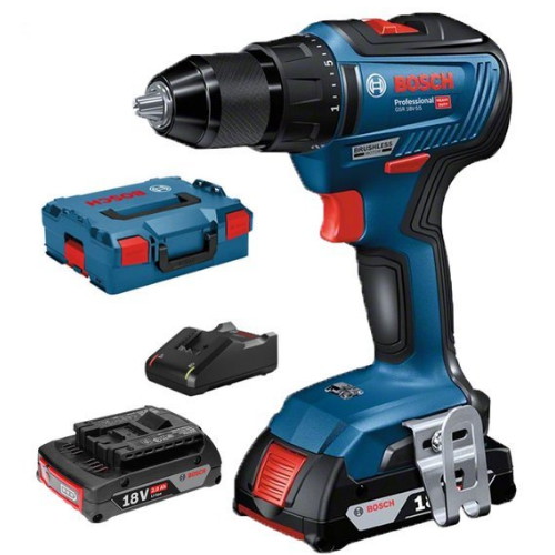 보쉬 GSR 18V-55 (2.0Ah, 배터리 2개)_이미지