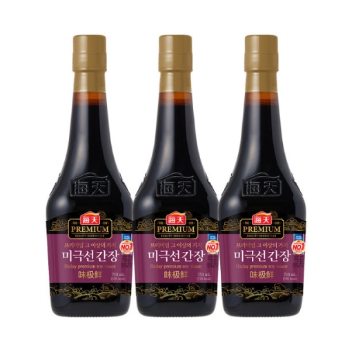  사조대림 해천 미극선 간장 750ml [3개]