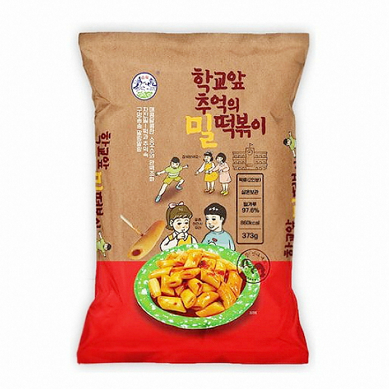 송학식품 학교앞 추억의 밀떡볶이 373g (3개)_이미지