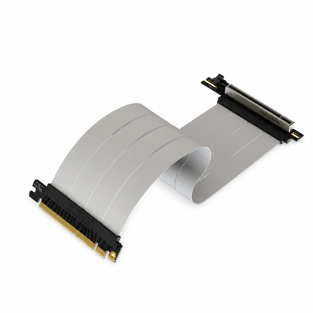 몬스타 가츠 LINKUP PCIe 5.0 라이저케이블 화이트 (300mm)