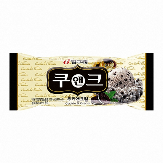 빙그레 쿠앤크바 70ml (8개)_이미지