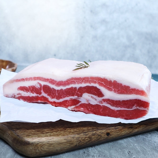 도감푸드 듀록 흑돼지 삼겹살 수육용 1kg (1개)