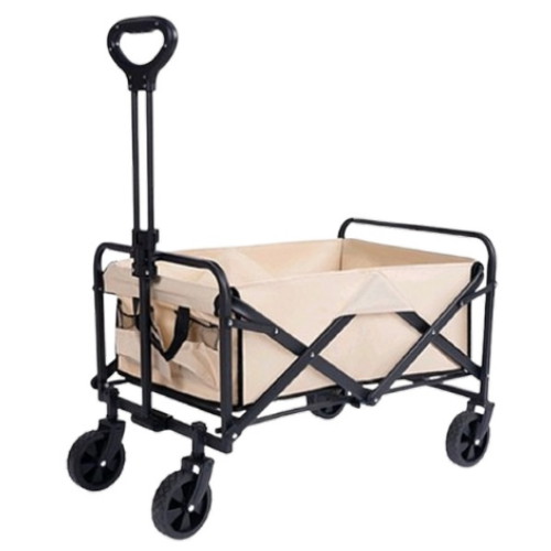 오브민 아웃도어 캠핑 폴딩카트 웨건 (베이지)_이미지