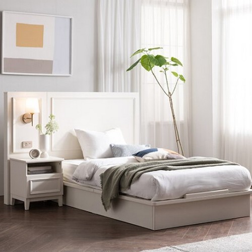 삼익가구 프롬 프리미엄 도장 침대 SS+협탁
