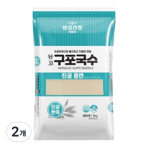 구포국수 진공중면 3kg 2개