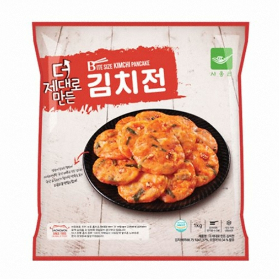 사옹원 더 제대로 만든 김치전 1kg이미지입니다. 누르면 해당 게시물로 새창이동합니다.