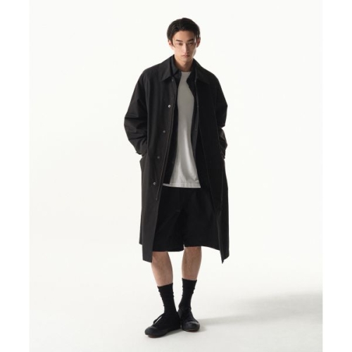 무신사 무신사 스탠다드 스탠다드 시티 레저 CN 오버사이즈 발마칸 트렌치 코트 블랙 1628207
