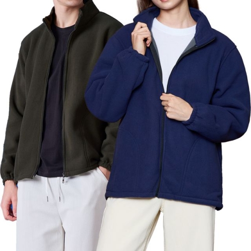  파라고나 하이넥 쿠션 폴라플리스 집업 자켓 4컬러 C24J408 35693581