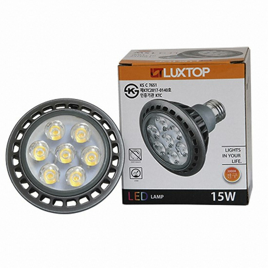 동일이엔티 룩스탑 LED PAR30 집중형 할로겐전구 전구색 15W