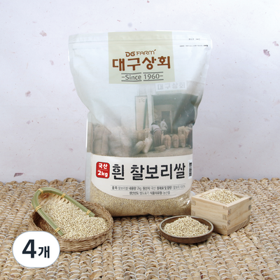 대구상회 국산 찰보리쌀 (2kg,4개)_이미지