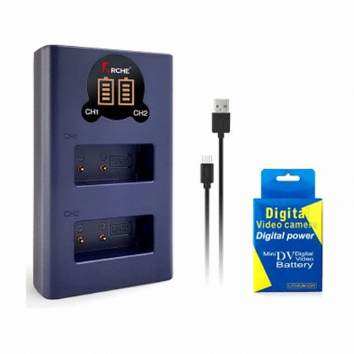 Arche SONY NP-FW50 호환 LCD 듀얼 충전키트 (호환배터리 1개)
