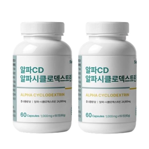 살므시 알파CD정 알파시디클로덱스트린정 60정 (2개)_이미지