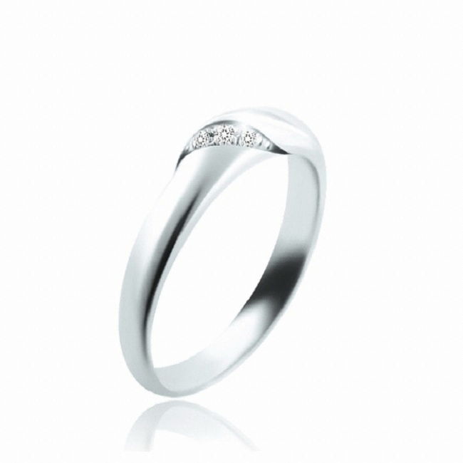 브리앙 18K 세그웨이 다이아몬드 반지_이미지