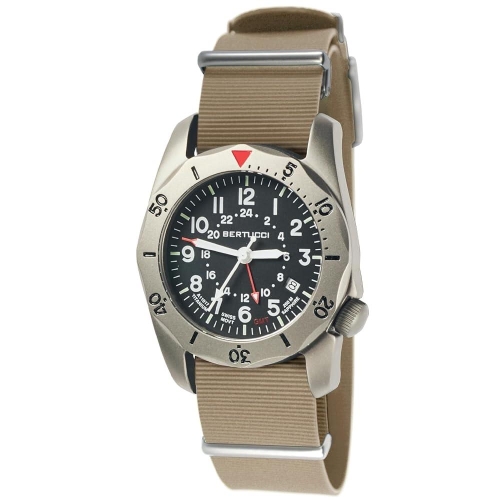 베르투치 A-2tr Field Pro Gmt 블랙/카키. 모던. 235719