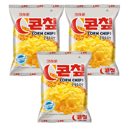 크라운제과 C콘칩 70g (3개)_이미지