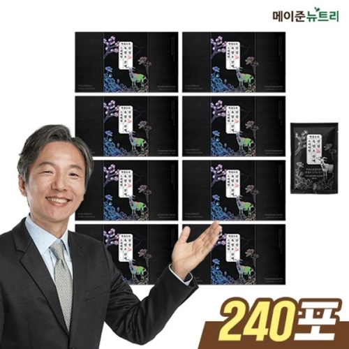 그린바이오 박경호의 진심 흑염소 진액 프리미엄 60ml 30포 (8개)
