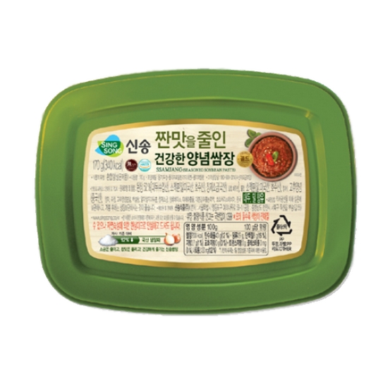 신송식품 짠맛을 줄인 건강한 양념쌈장 170g (5개)_이미지