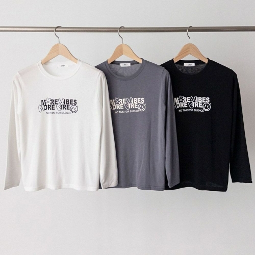 아이우먼 빅사이즈티 V295L509 파이어롱슬리브티셔츠 NM_이미지