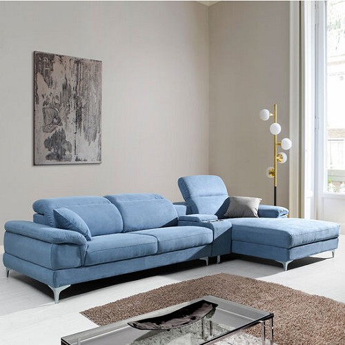 서광퍼니처 보그 카우치 아쿠아 패브릭 소파 4인용 (일반형)