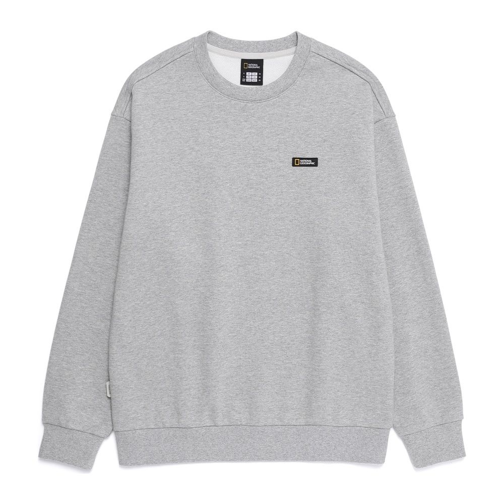 내셔널지오그래픽 라르가 헤비웨이트 세미오버핏 맨투맨 BIRCH N253USW901