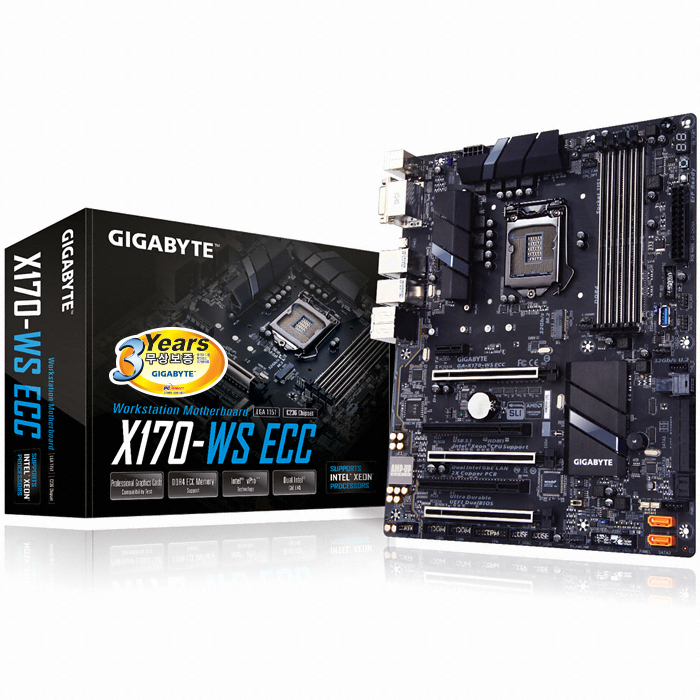 GIGABYTE GA-X170-WS ECC �෯������� �Ǿ���Ʈ