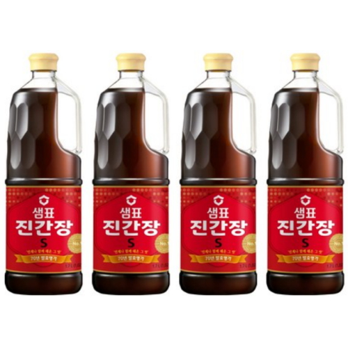 샘표식품 샘표 진간장 S 1.7L (4개)