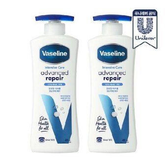 <b>바세린</b> 어드밴스드 리페어 바디로션 400ml
