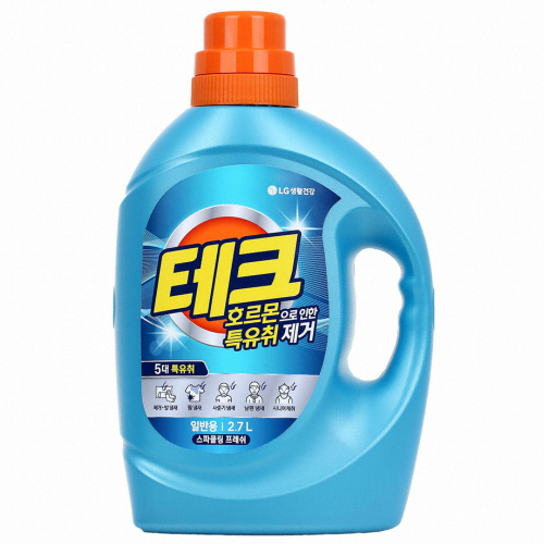 테크 호르몬 특유취 제거 액체세제 일반용 2.7L (4개)_이미지