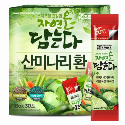  조은약초 산미나리씨앗 환 스틱 3g 30포