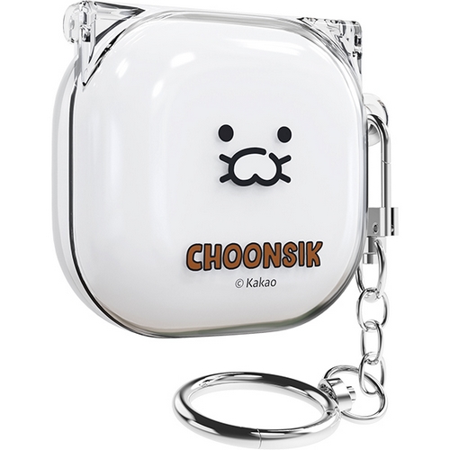 갤럭시 버즈2 프로 춘식이 카툰 투명슬림 케이스