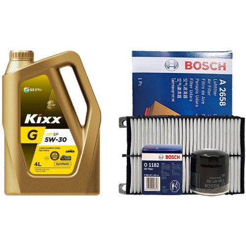 GS칼텍스 킥스 G SP 5W30 4L + 보쉬필터 쉐보레 더넥스트 스파크