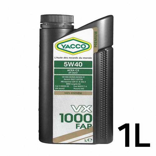 야코 VX 1000 FAP 5W40 1L