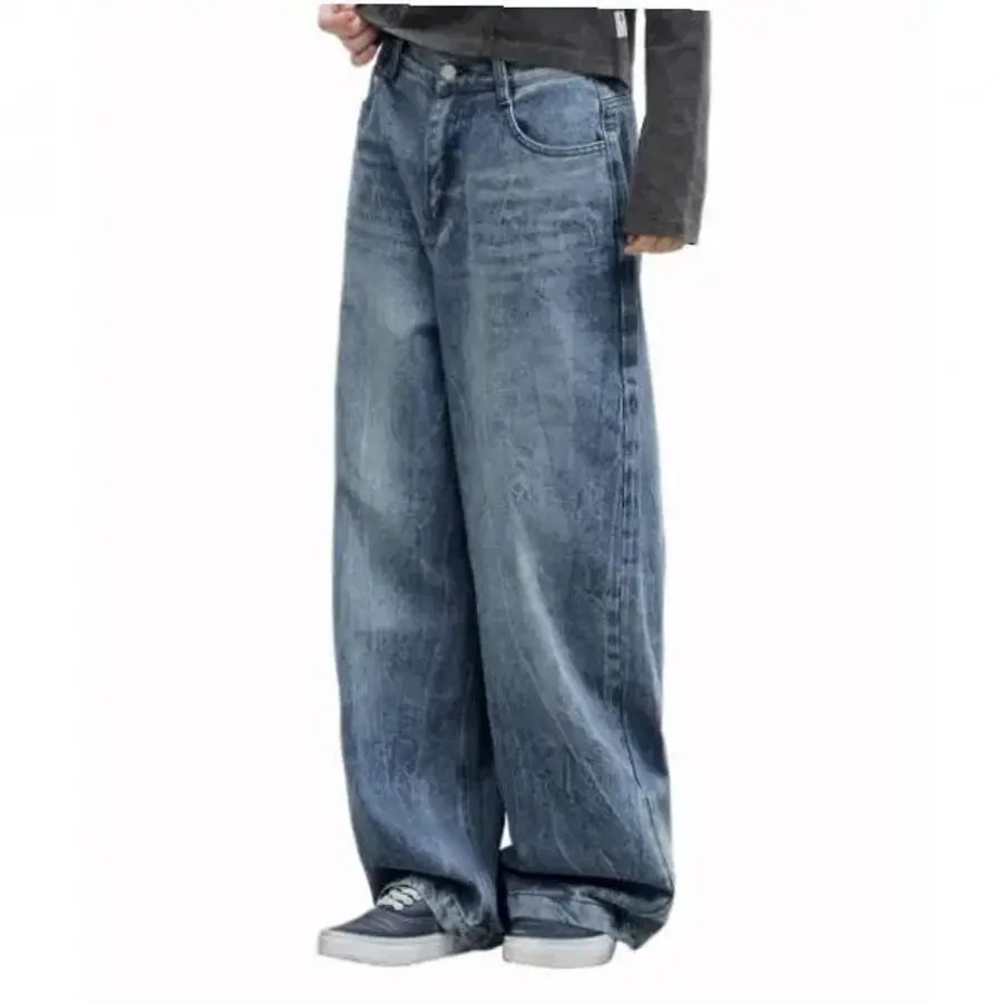 타이 라인 데님 팬츠-블루 FBEFUDP001BL