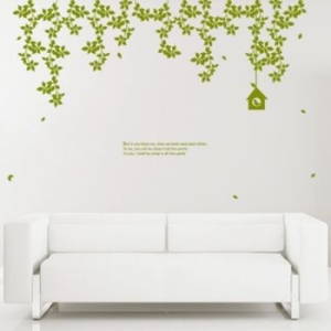 꾸밈 cm414-행복가득한숲속정원_포인트스티커