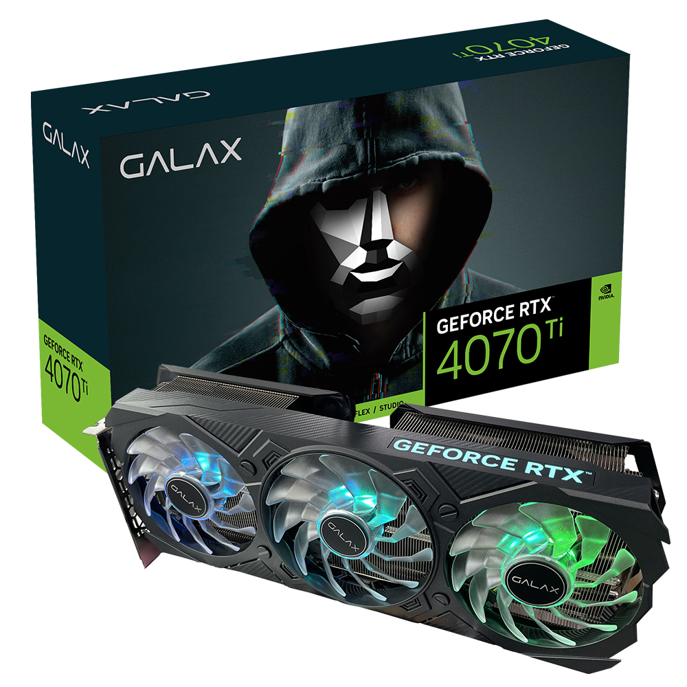 갤럭시 GALAX 지포스 RTX 4070 Ti EX GAMER BLACK OC V2 D6X 12GB