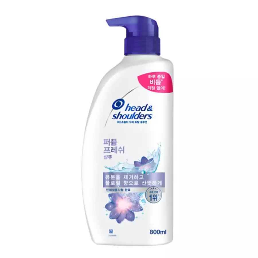 한국P&G 헤드앤숄더 퍼퓸프레쉬 샴푸 800ml (1개)