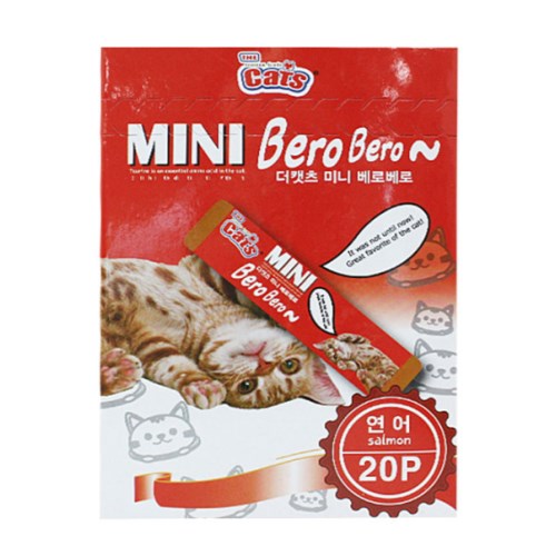 펫더맨 더캣츠 미니 베로베로 연어 200g (10g x 20p) (1개)_이미지