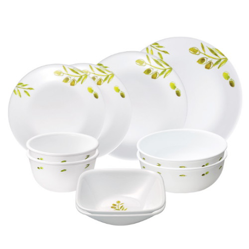 코렐브랜드 코렐 올리브가든 2인 원형 홈세트 10P