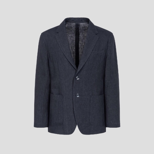 남성 린넨 멜란지 재킷 애쉬_BC5311C214