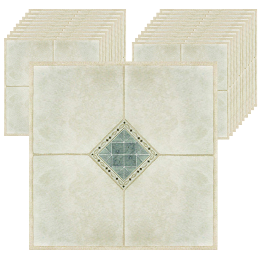 진승교역 정사각 접착식 데코타일 대리석 포인트1 HQ-032 (20장, 30.5cm x 30.5cm)