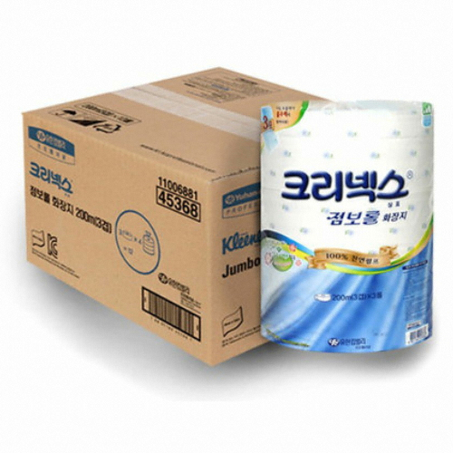 크리넥스 ㅤ점보롤 화장지 3겹 200m *3롤_이미지