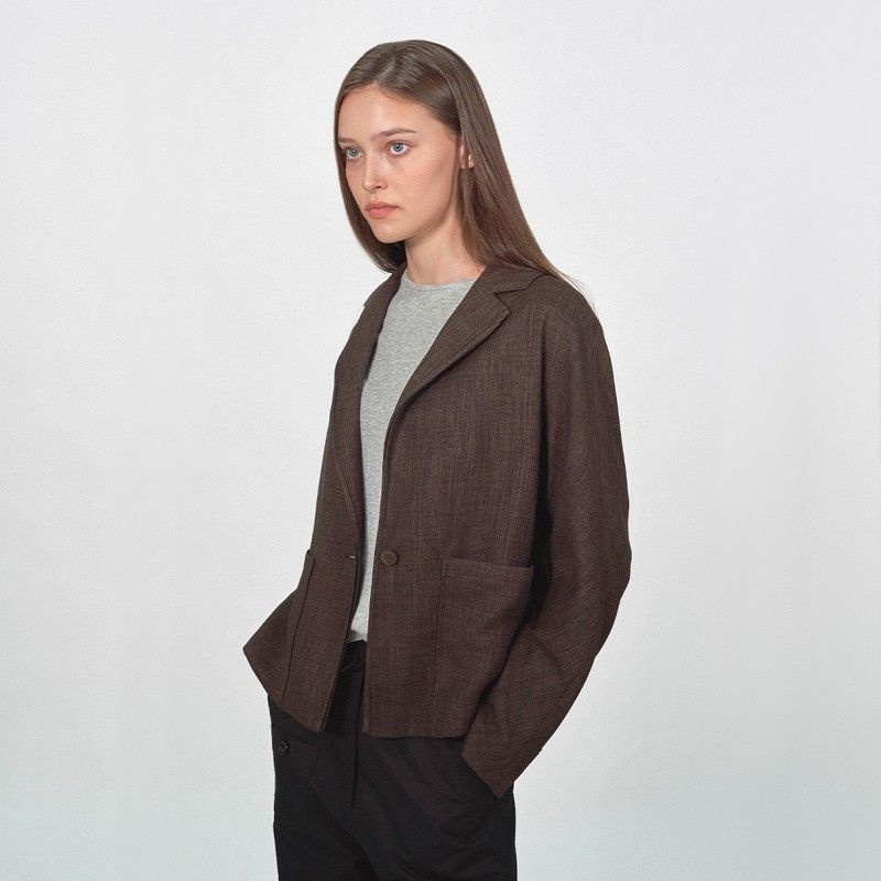 앤클라인 12. 오버사이즈 싱글 자켓 O3FL35 1174481_이미지