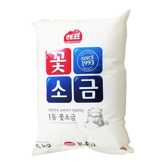 해표 꽃소금 5kg (3개)_이미지