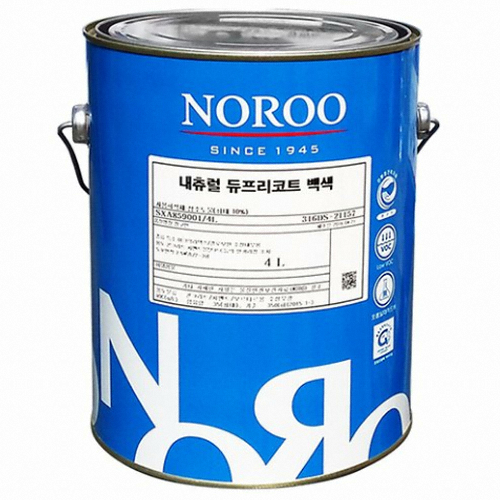 노루페인트 내츄럴 듀프리코트 백색 페인트 (4L)