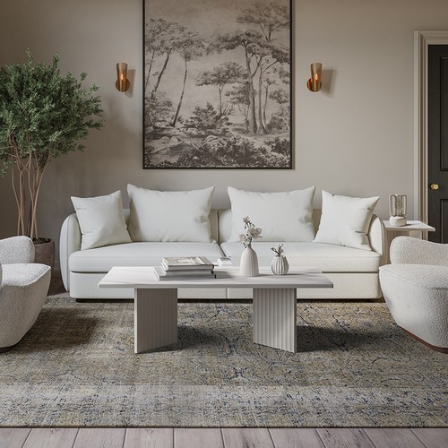 까사미아 로네 패브릭 소파 4인용_이미지