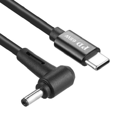 라이트컴 COMS IH896 Type C to DC 40x1.35 전원 케이블 (1.5m)_이미지