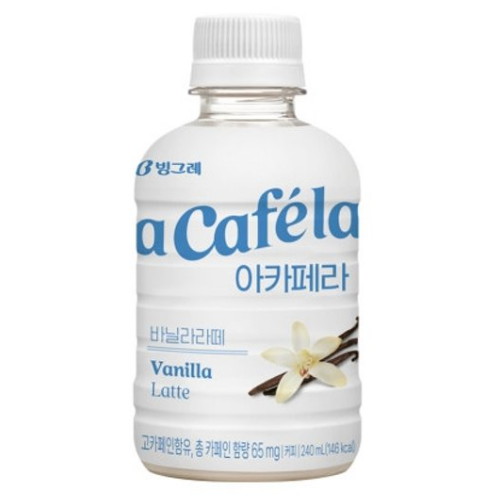 빙그레 아카페라 바닐라라떼 240ml (1개)_이미지